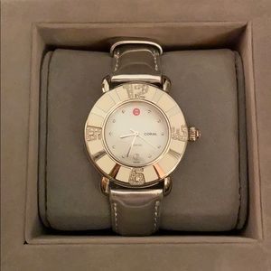 Michele Watch - coral face